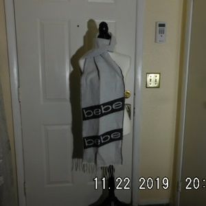 bebe Scarf ( White & Black)
